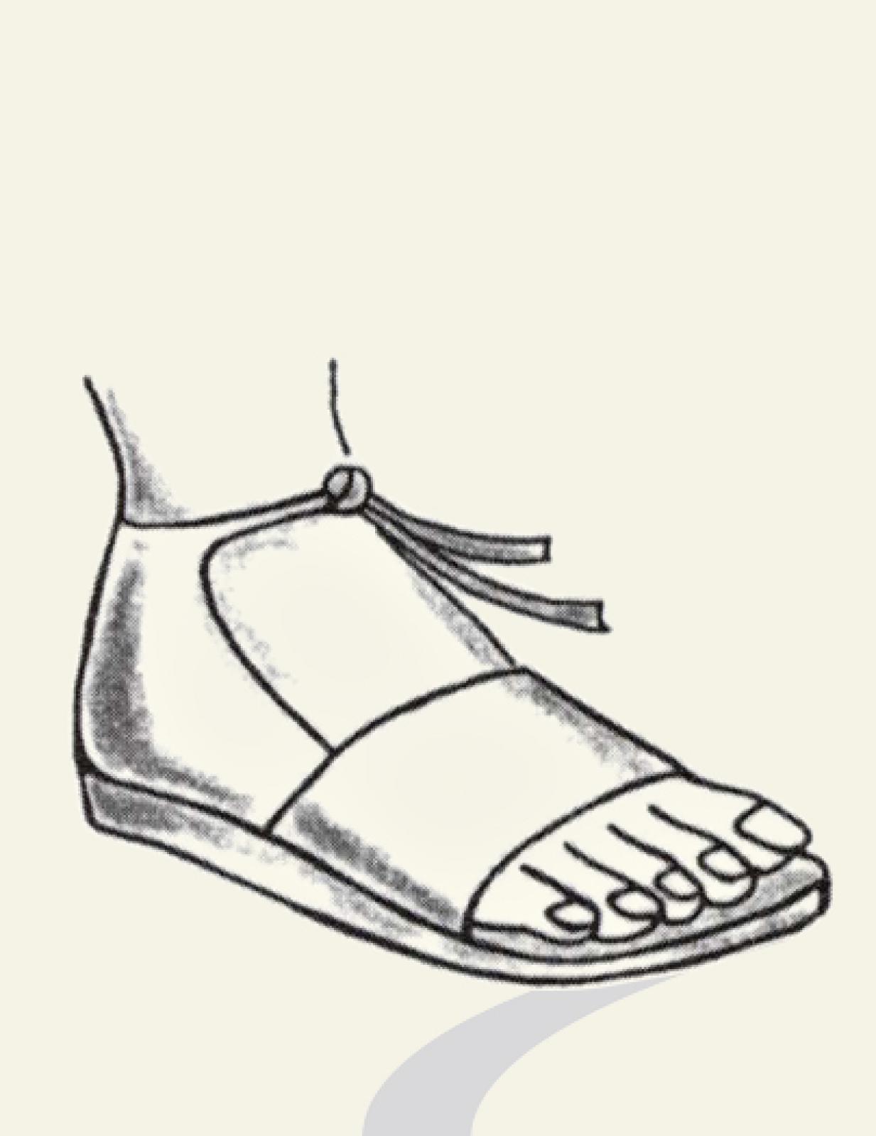 Römische Sandale