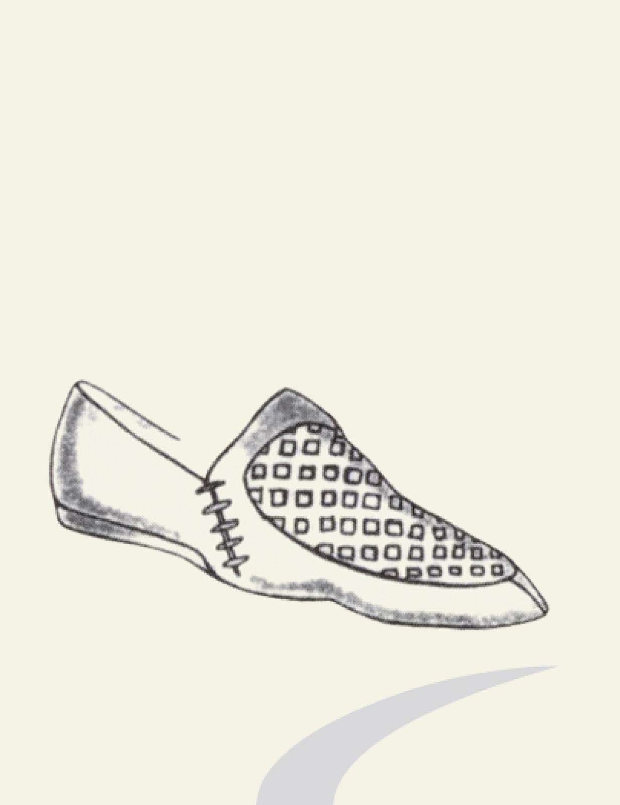 Gitter-Schuh