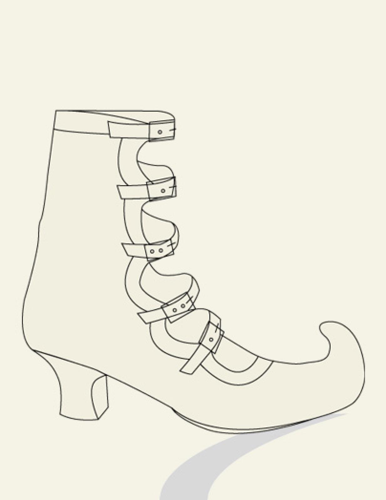 Schnabel-Riemchen-Stiefelette